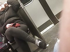 Bardzo seksowny stopa zwisają złośliwiec